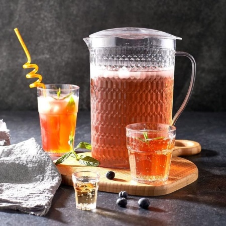 Кувшин 2.2л с крышкой GastroPlast поликарбонат (PC)