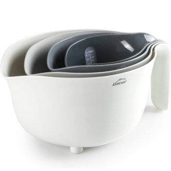 Набор из 4 предметов PRACTIC – 3 миски и дуршлаг