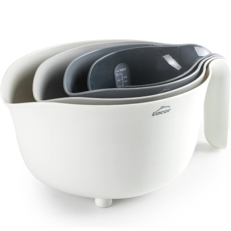 Набор из 4 предметов PRACTIC – 3 миски и дуршлаг