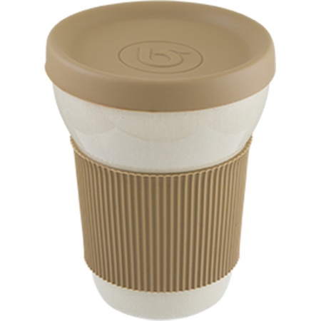 Кружка 350мл с силиконовой крышкой и ручкой Sand Softline