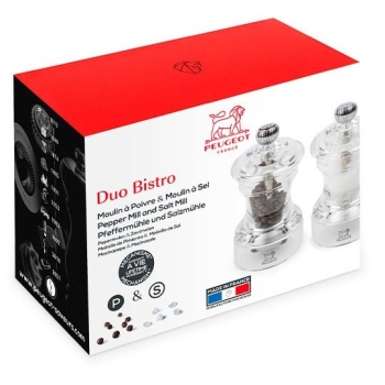 Набор мельниц для соли и перца 10см BISTRO Acryl