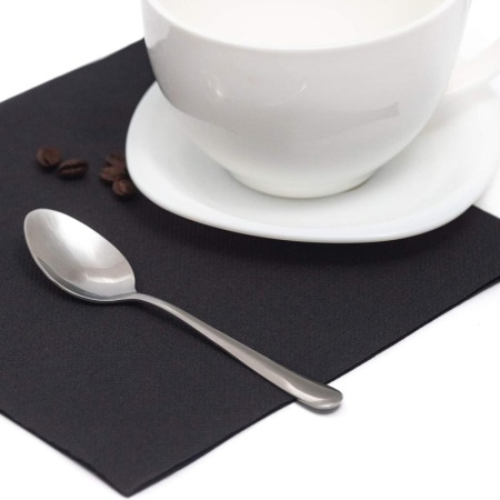 Салфетка 40x40см ROYAL Collection черная, 50шт