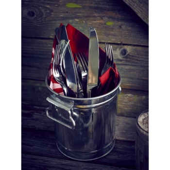 Емкость для закусок и столовых приборов Ø14x15см GenWare