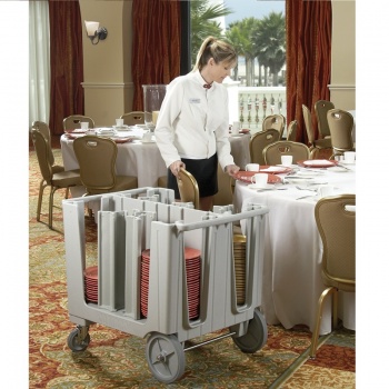 Тележка для посуды регулируемая