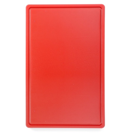 Доска разделочная 530x325x15мм красная GN 1/1 HACCP
