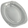 Тарелка из фольги овальная 35x24.5см Pap Star, 3шт