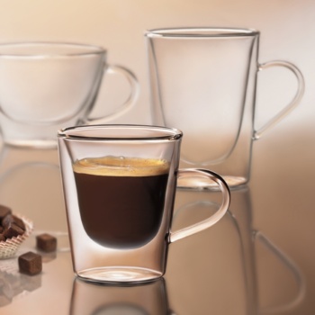 Набор кружек для кофе 120мл ESPRESSO Thermic Glass, 2шт
