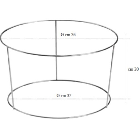 Подставка для подноса круглого Ø36см TENDER Pintinox
