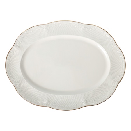 Блюдо  овальное 36x27см NOBLE — ARISTOCRAT Gold