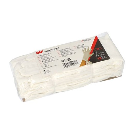 Перчатки кухонные M (19см) хлопок, 12пар