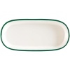 Тарелка овальная 18x8см LINEA Green Hygge