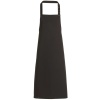 Фартук с нагрудником - модель 30330 - цвет черный - 65% полиэстер, 35% хлопок - 245г/м2