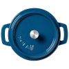 Кокот с крышкой Ø14см 600мл синий