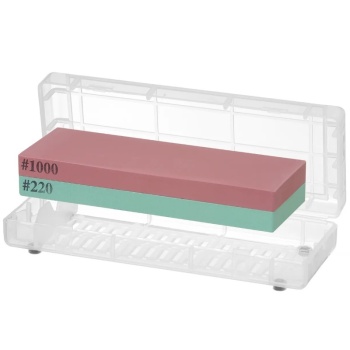 Брусок для заточки ножей 185x65x(h)30мм (абразивность 220/1000) Hendi