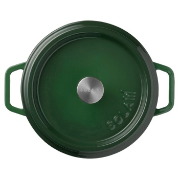 Кокот с крышкой Ø28см 5л зеленый