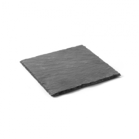 Блюдо сланцевое квадратное 200x200x(h)5мм, набор из 2шт