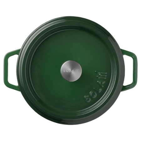 Кокот с крышкой Ø28см 5л зеленый