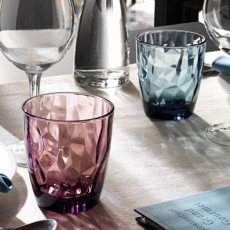 Стакан 385мл DIAMOND синий