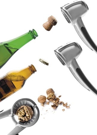 Щипцы для орехов 3-в-1 Lacor с функцией открывалки для бутылок