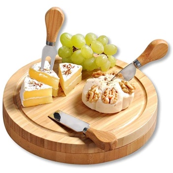 Доска разделочная для сыра Ø23x(h)3.6см бамбук Kesper
