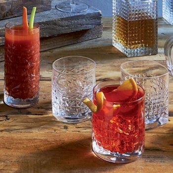 Набор стаканов 380мл Mixology Textures DOF, 4шт