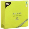 Салфетка 40x40см ROYAL Collection лаймовая, 50шт
