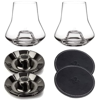 Набор стаканов для дегустации виски на охлаждающей подставке Whisky Atmosphere, 2шт