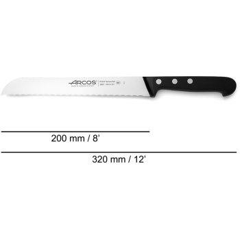 Нож хлебный 20см UNIVERSAL