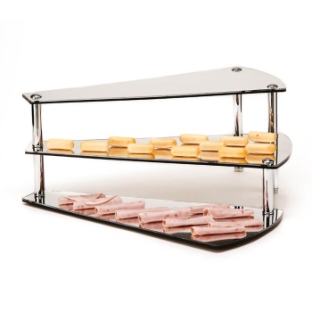 Подставка для фуршета - 3 зеркальные полки Captain Step Mirror – Alkan