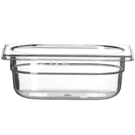 Гастроемкость GN 1/9 176x108x65мм 0.6л Profi Line поликарбонат Hendi