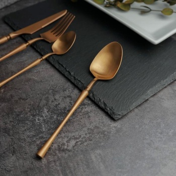 Ложка столовая 19.5см 1920-Copper медный матовый цвет PVD покрытие