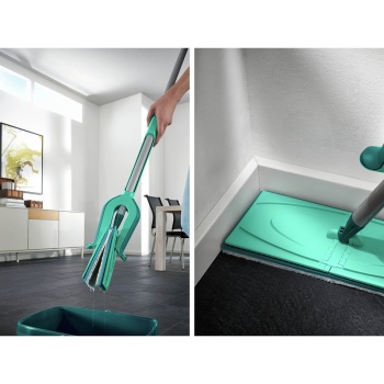 Швабра для пола Picobello S 27см micro duo ручка 140см с отжимом