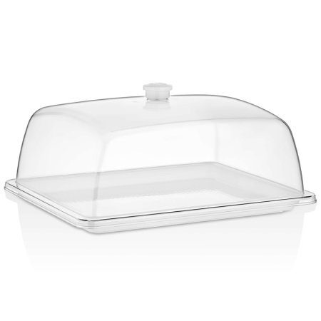 Гастроемкость GN 1/2 325x265x(h)17мм белая GastroPlast (PC)