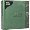 Салфетка 2сл 1/4 32x32см DAILY Collection темно-зеленая, 50шт