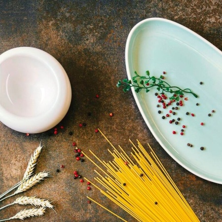 Салатник 17x15.5x(h)9см NINFA белый матовый