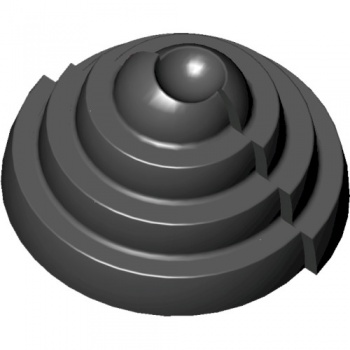 Форма "Пирамидка круглая" 600x400мм 24 выемки 70x40мм