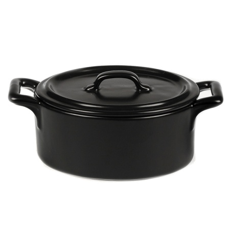 Кастрюля с крышкой 425мл черная P.L. Proff Cuisine