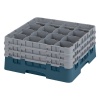 Кассета Camrack на 16 ячеек для мойки и хранения бокалов Ø11.11x19.6см Cambro сине-зеленый, 2шт