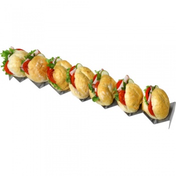 Подставка 58х8.5см - 7 углов - литая - серый