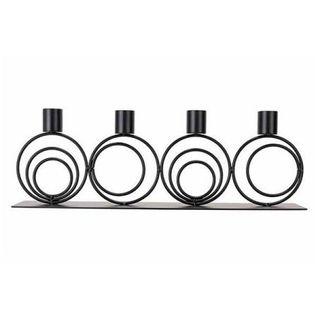 Подсвечник 36x6x12.3см RONDO черный Cosy&Trendy