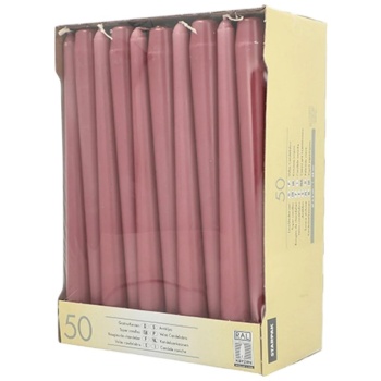 Свеча 25см Ø22мм темно-розовая Pap Star, 50шт