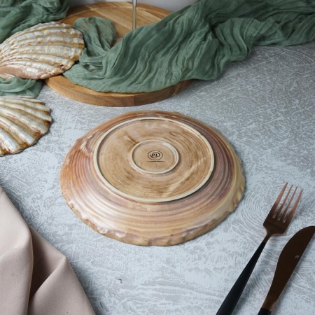 Тарелка Ø24см "Pearl Frutti di Mare" керамика