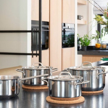 Набор посуды Mirage – 4 предмета – 3 кастрюли и сотейник