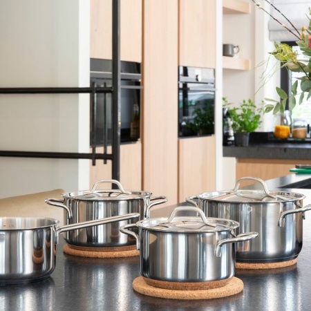 Набор посуды Mirage – 4 предмета – 3 кастрюли и сотейник