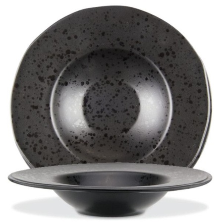 Тарелка для пасты глубокая Ø28см AETNA черная