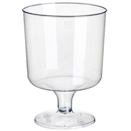 Бокал 200мл полистирол Pap Star прозрачный, 10шт