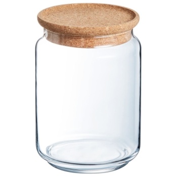 Емкость с крышкой 1л Pure Jar Cork - P9617 Luminarc