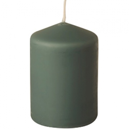 Свеча Ø69мм (h)10cм GREY-GREEN Pap Star