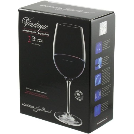 Набор бокалов для вина 590мл Vinoteque Ricco, 2шт