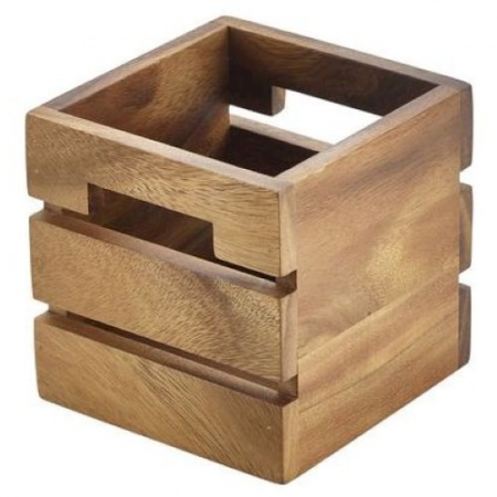 Подставка для столовых приборов Acacia 12x12x12см GenWare